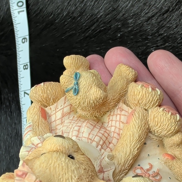 Cherished Teddies Allison & Alexandria Bear Figurine 1995 Enesco - Picture 9 of 10